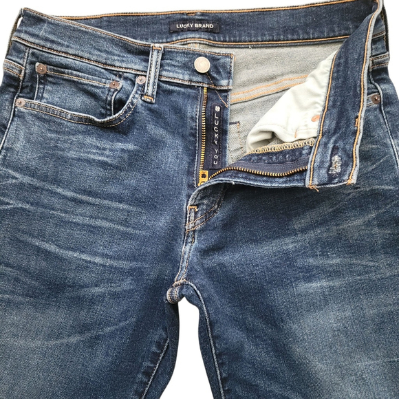 Lucky Brand 121 Slim Straight Jeans Size 30/32 Men's Excellent Condition - Picture 7 of 9